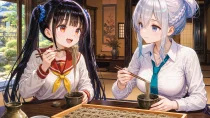 秋山郷とへぎそば